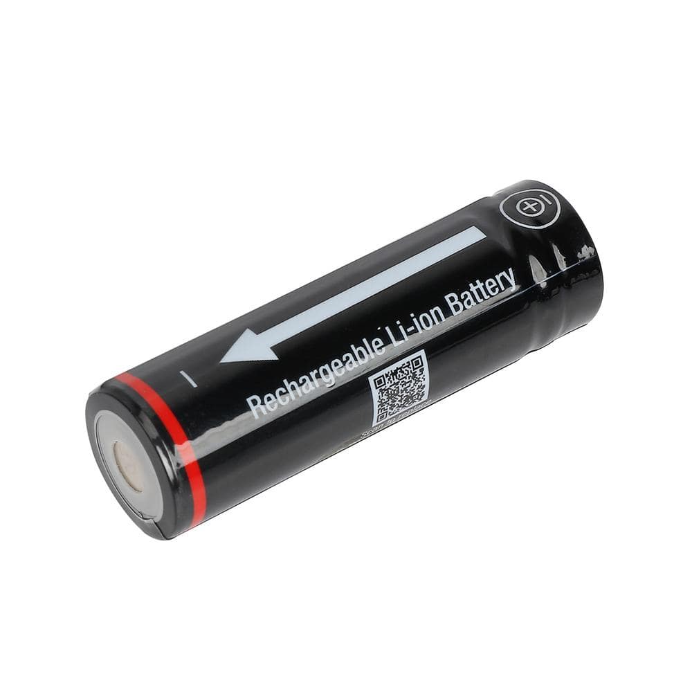 500 Lumens Dual Power Aluminum Flashlight 3.7-Volt 1200 mAh Rechargeable Replacement Battery - Hercitys