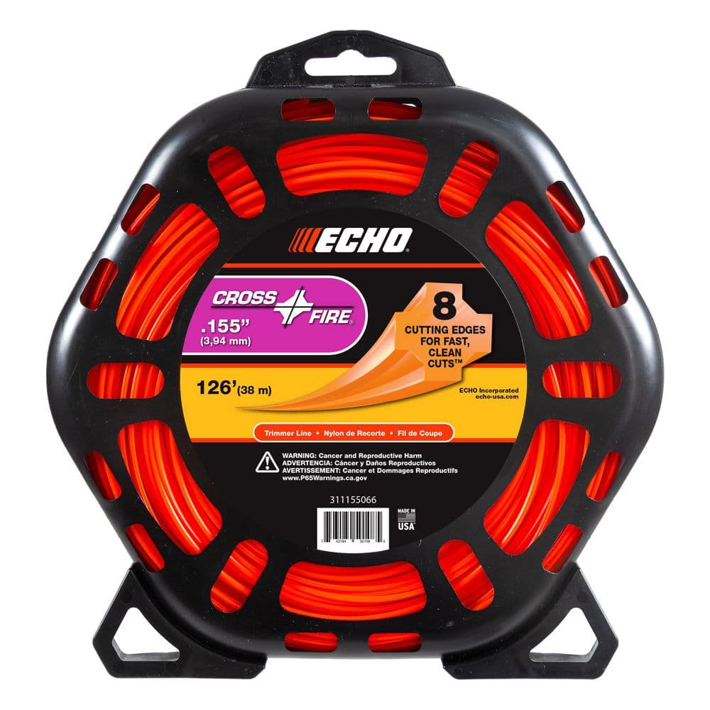 .155″ Cross-Fire Trimmer Line (126 ft.) Large Clam - Hercitys
