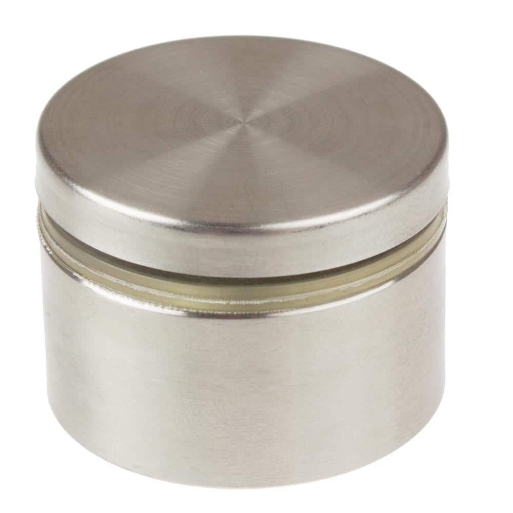 1-1/2 in. Dia x 3/4 in. L Stainless Steel Standoffs for Signs (4-Pack) - Hercitys