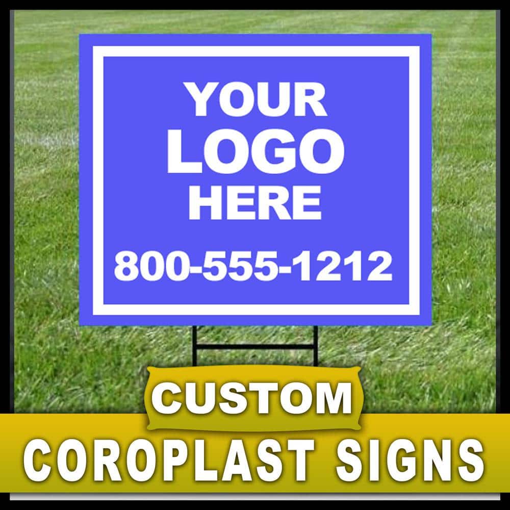 12 in. x 18 in. Custom Coroplast Sign - Hercitys
