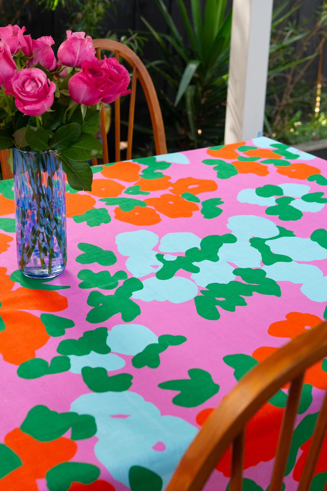 LINEN TABLECLOTH  - ROSEBUD - Hercitys