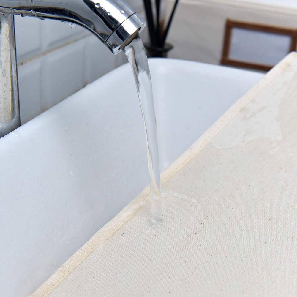 35 Qt. Fabric Storage Bin with Lid in Ivory (3-Pack) - Hercitys