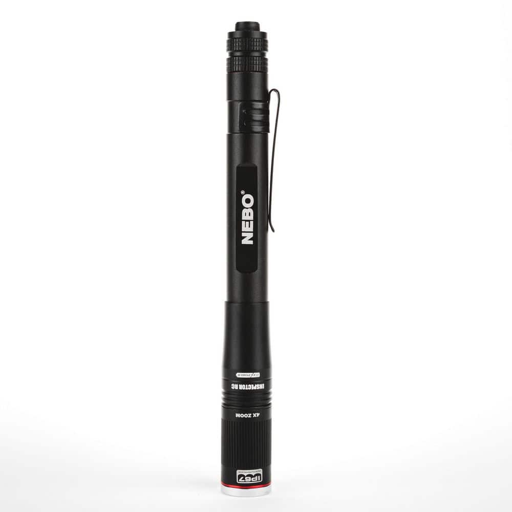 360 LUMENS RECHARGEABLE BATTERY LED POCKET PEN FLASHLIGHT - Hercitys
