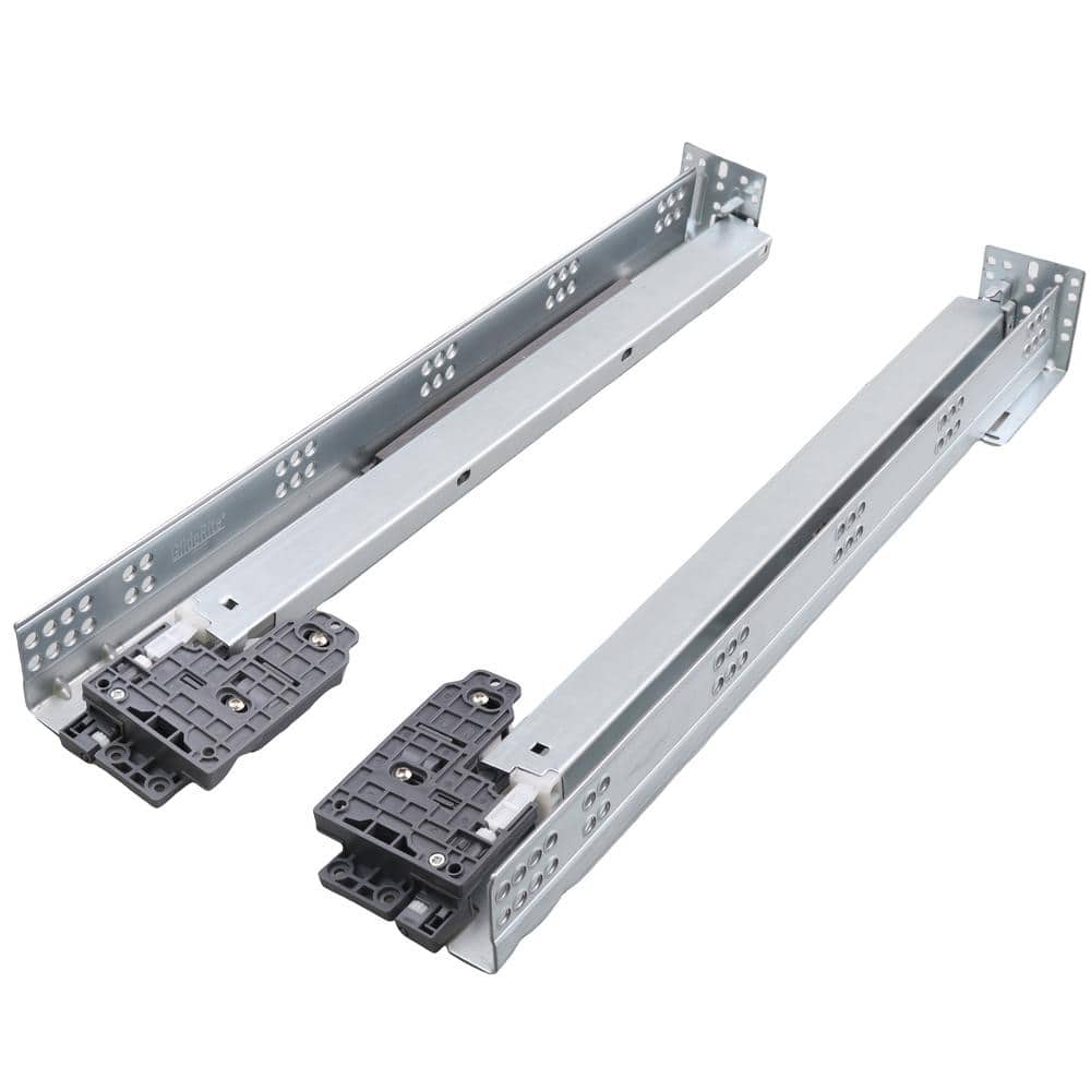 21 in. Full Extension Soft Close Undermount Drawer Slide Kit – 1 Pair (2-Pieces) - Hercitys