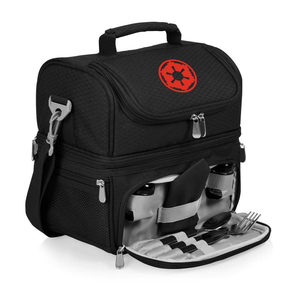 3 Qt. 8-Can Darth Vader Pranzo Lunch Tote Cooler in Black - Hercitys