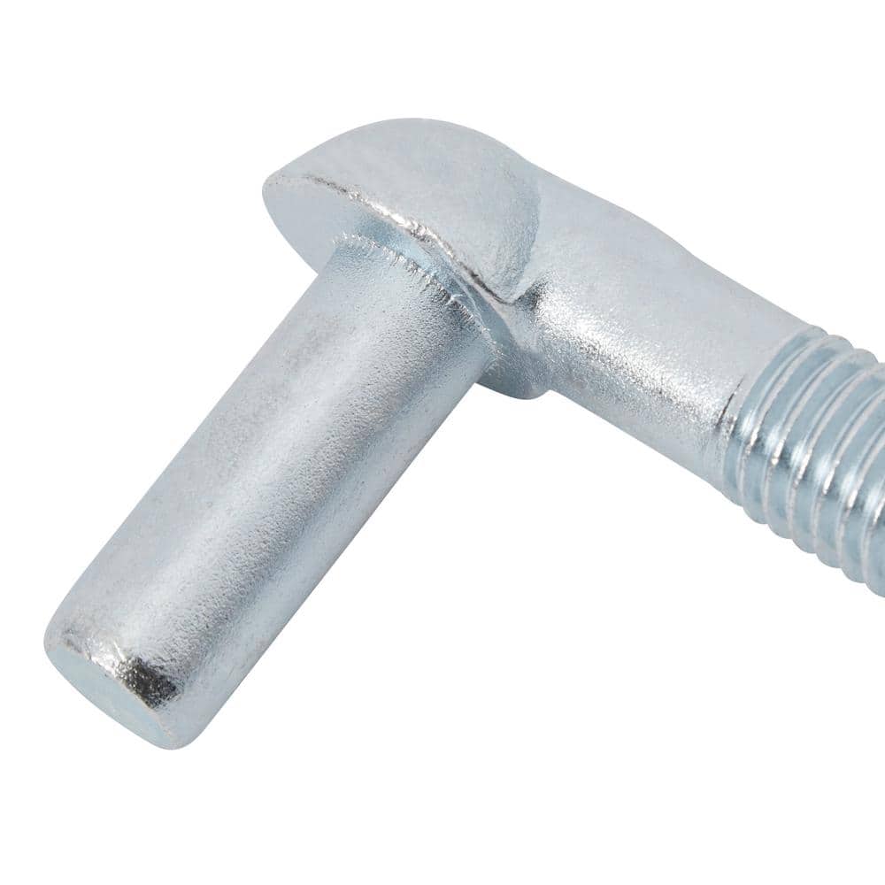 5/8 in. x 8 in. Zinc Gate Bolt Hook (5-Pack) - Hercitys