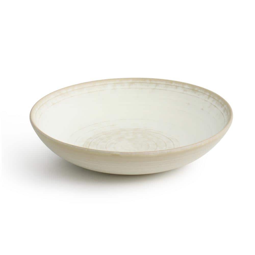 (12 Piece) Dreamweaver Round Earthenware Dinnerware Set in Matte White - Hercitys