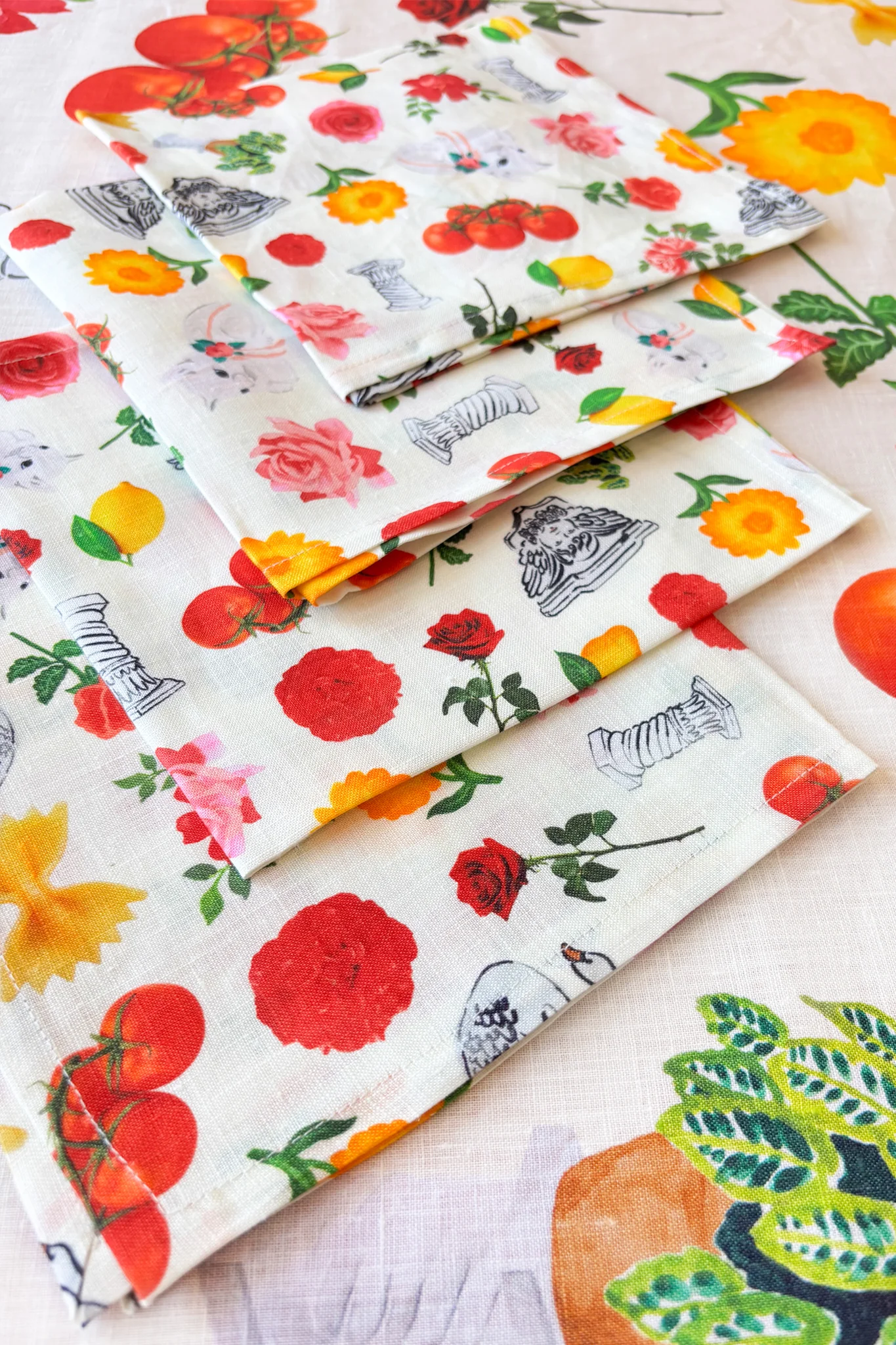 LINEN NAPKIN SET - PALAZZO - Hercitys