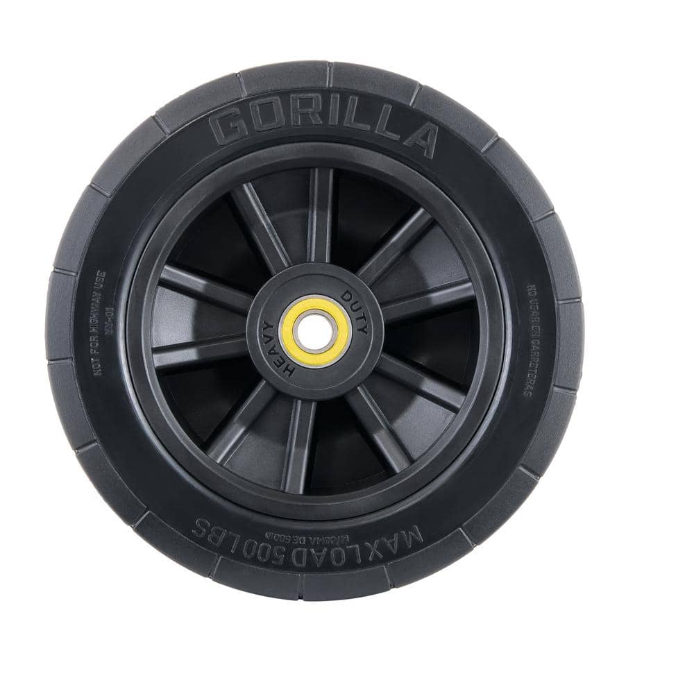 10 in. Heavy-Duty No-Flat Hand Truck Replacement Tire - Hercitys