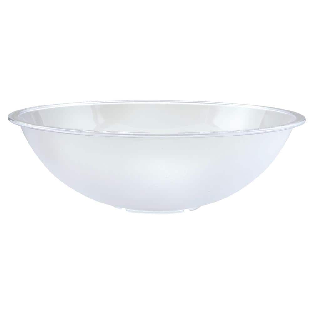 15.75 in. 288 fl. oz. Clear Polycarbonate Pebbled Serving Bowls - Hercitys