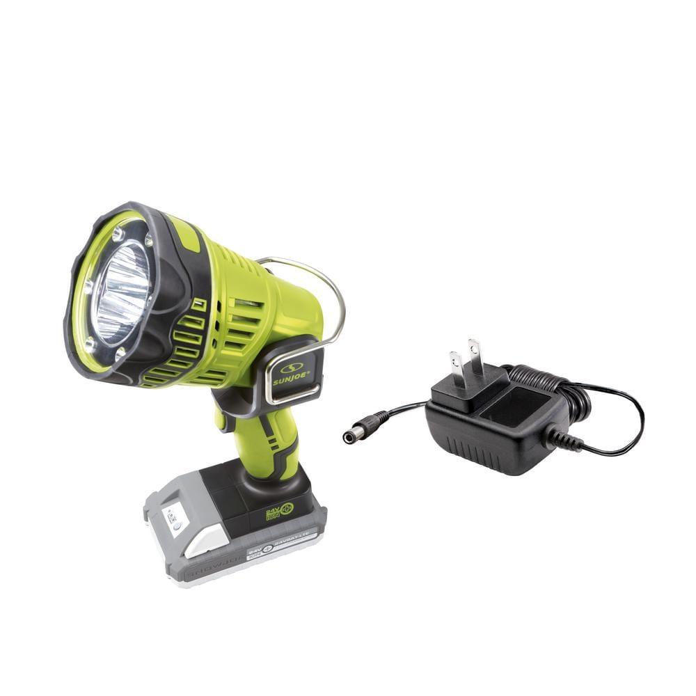 24-Volt Cordless LED Handheld Spotlight with 2.0 mAh Battery Plus Charger - Hercitys