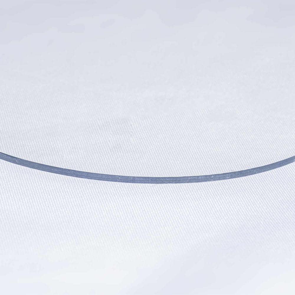 36 in. W x 48 in. L x 0.06 in. T Clear Polycarbonate Chair Mat for Hard Floors - Hercitys