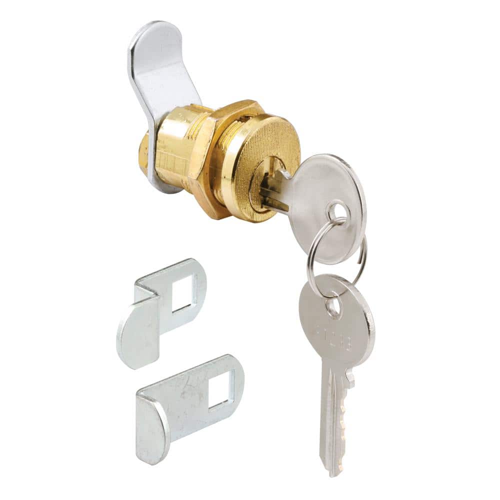 3 Cam 5-Pin Mailbox Lock, Brass Plated - Hercitys