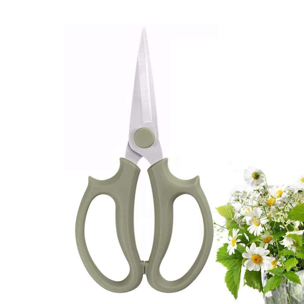 0.32 in. Hand Pruner Garden Flower Scissors, Premium Thickened Stainless Steel Floral Shears - Hercitys