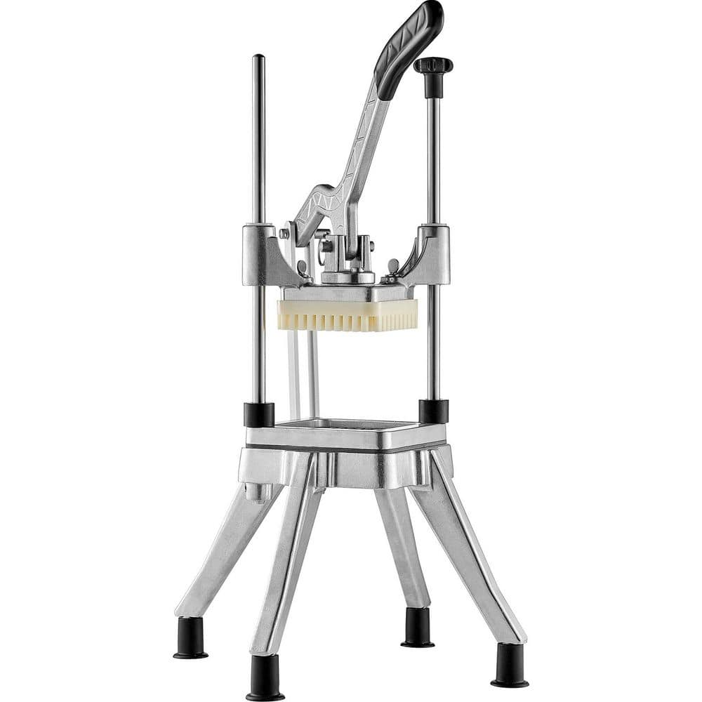 4-Blade Commercial Choppe Stainless Steel Potato Dicer, Slicer French Fry Cutter Multi-Function Vegetable, Fruit Chopper - Hercitys