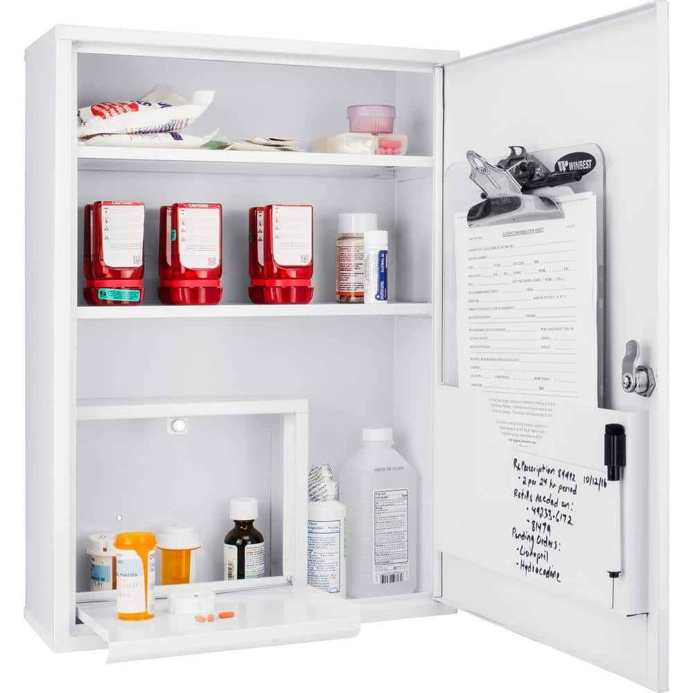 1-Piece Large Medical Cabinet First Aid Kit - Hercitys