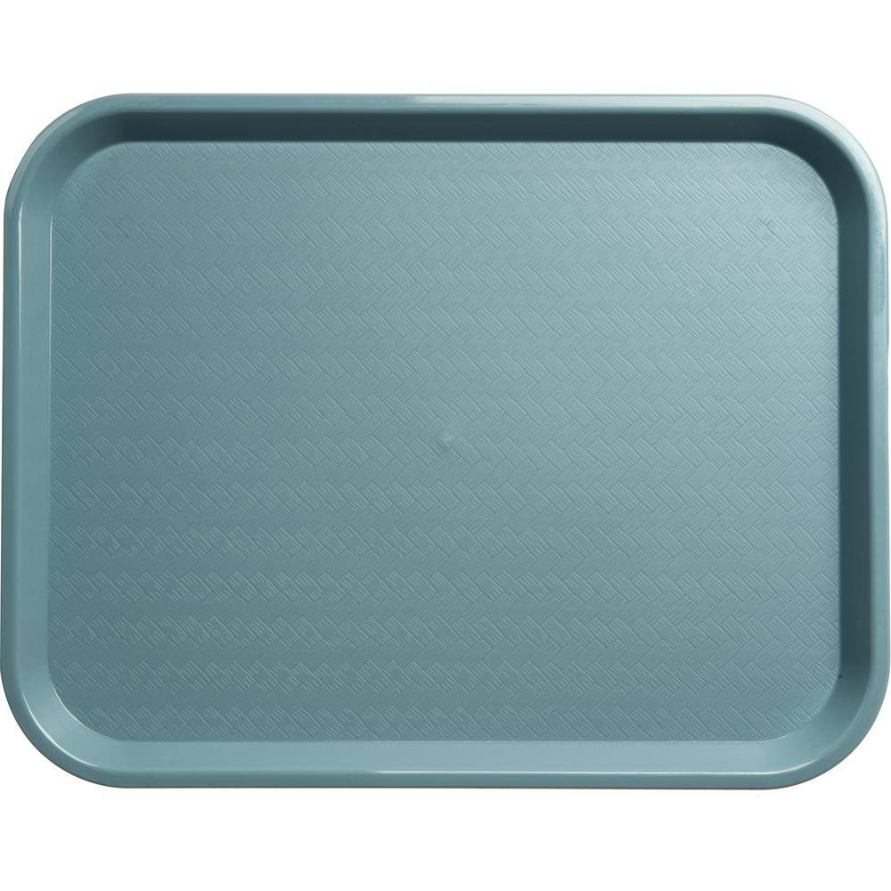 14 in. x 18 in. Polypropylene Serving/Food Court Tray in Slate Blue (Case of 12) - Hercitys
