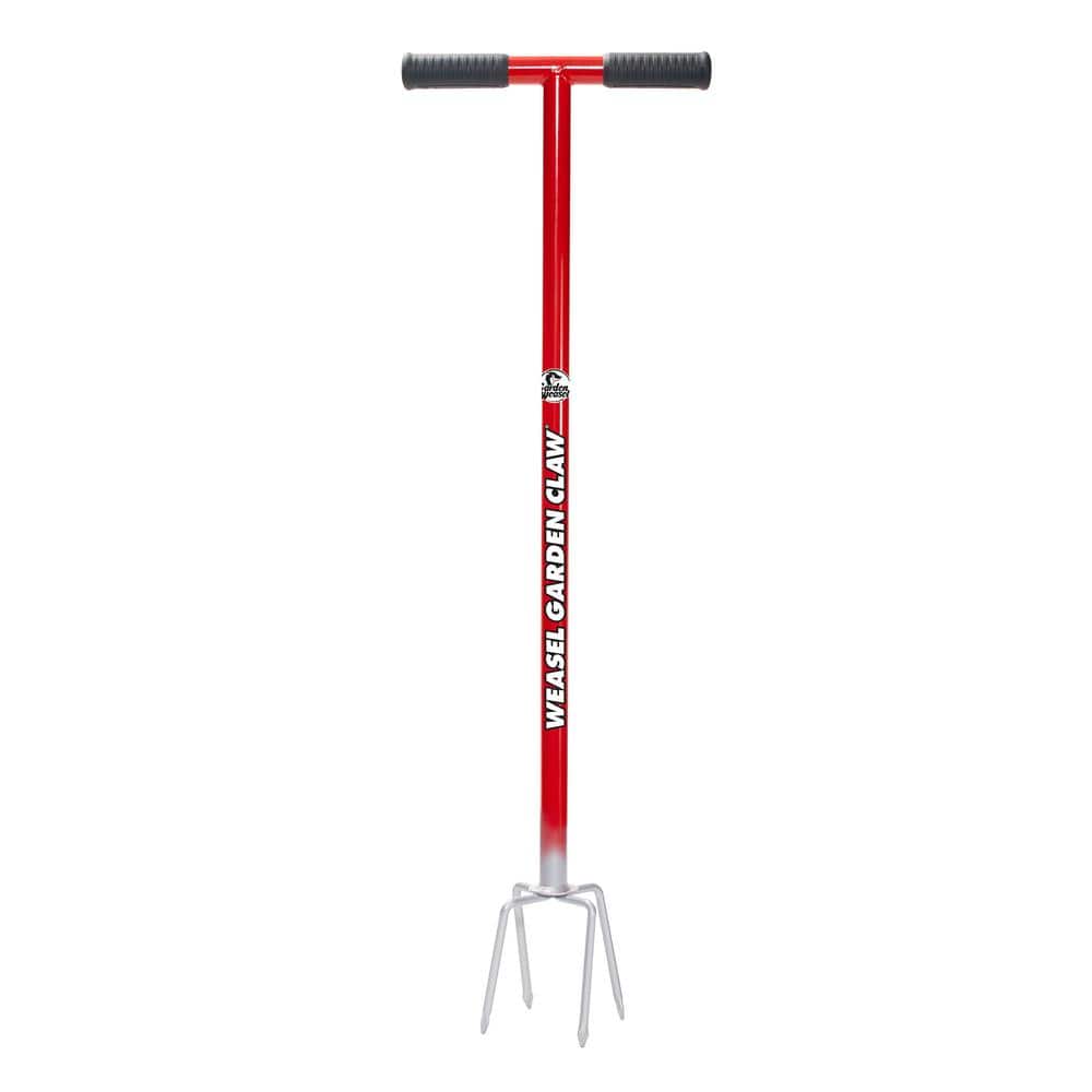38 in. Garden Claw Tiller with Durable Steel Tines Hand Cultivator - Hercitys