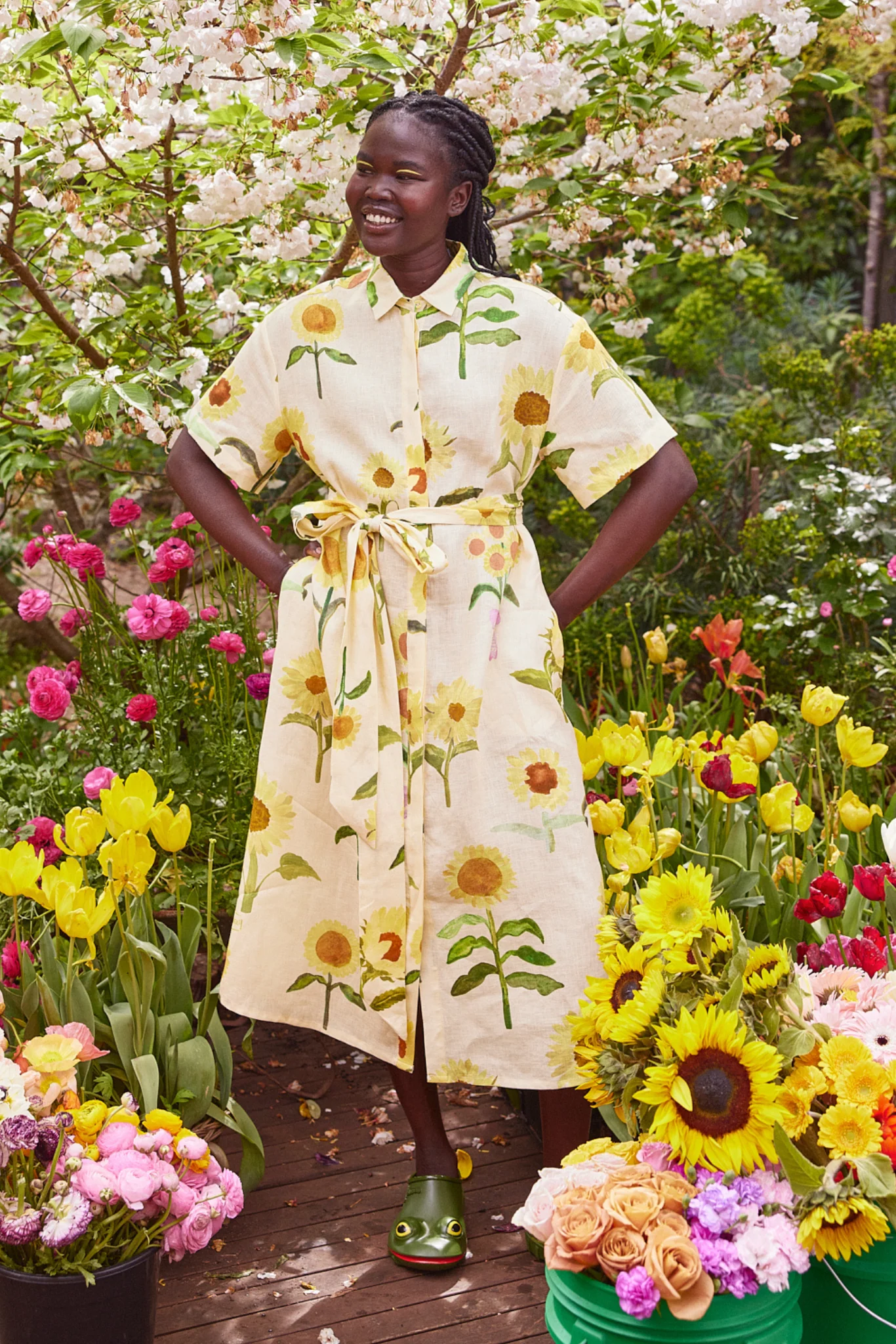 ALFRESCO DRESS - SUNFLOWER - Hercitys