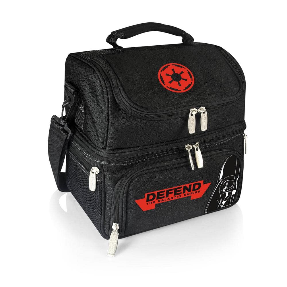 3 Qt. 8-Can Darth Vader Pranzo Lunch Tote Cooler in Black - Hercitys