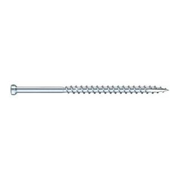 #8 x 2-1/2 in. Star Drive Flat Head Stainless Steel Trim Screw (100-Pack) - Hercitys