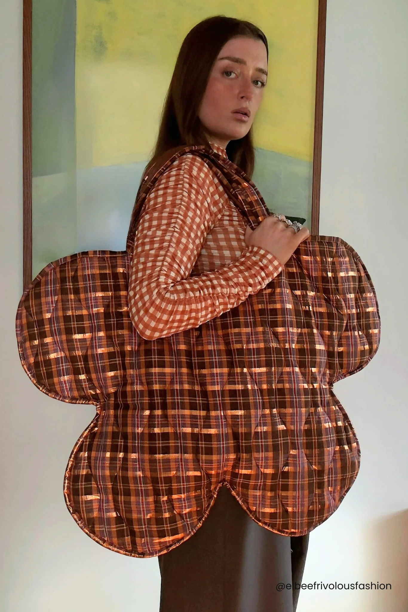 PETAL BAG - PICKET FENCE PLAID - Hercitys