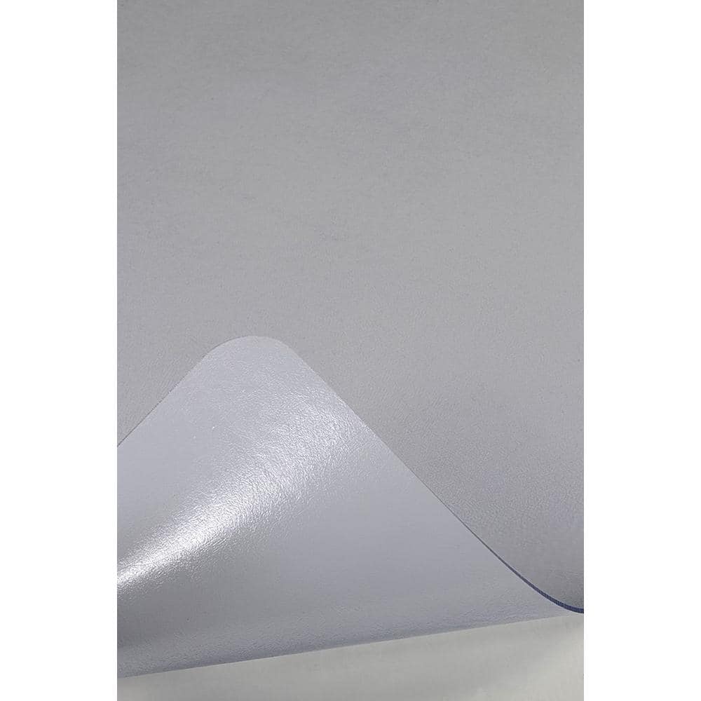 46 in. x 60 in. Clear Rectangle Office Chair Mat for Hard Floors - Hercitys