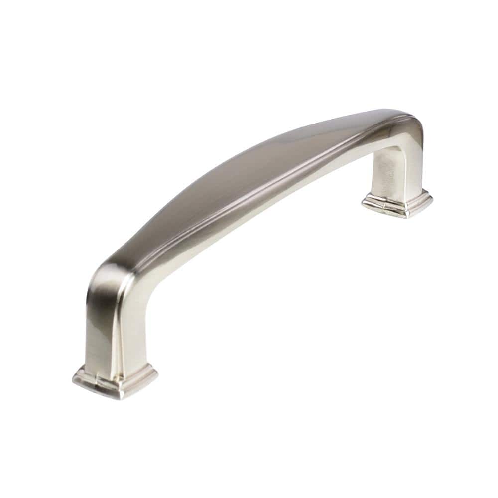 3.75 in. (95 mm) Center-to-Center Satin Nickel Modern Drawer Pull (25-Pack) - Hercitys