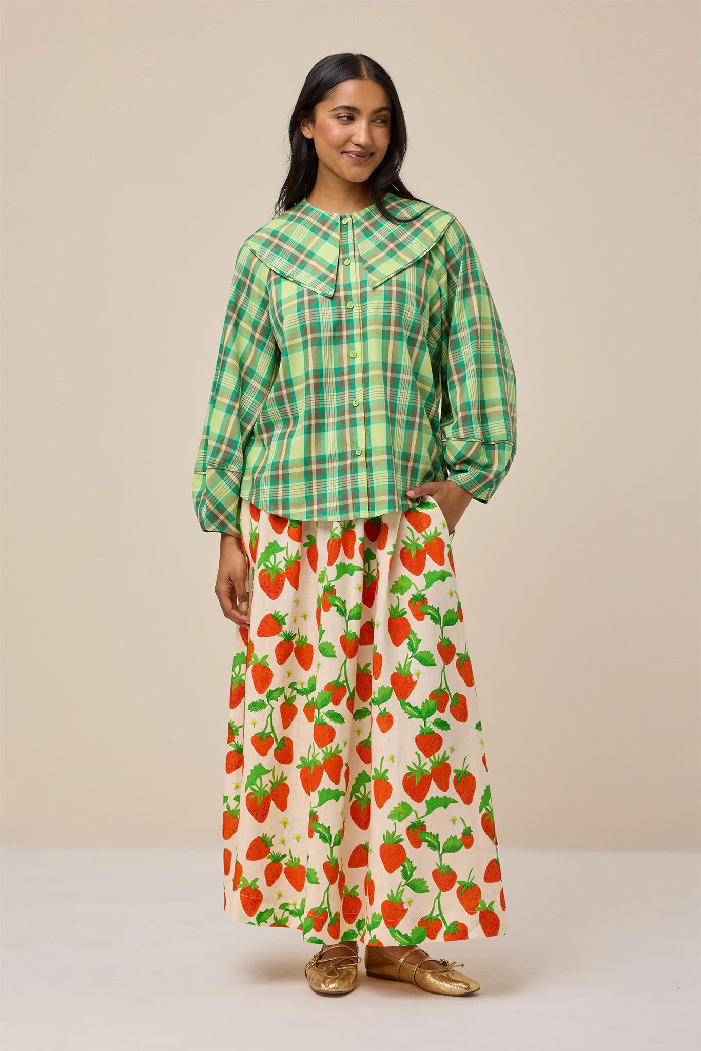 DOLCE SKIRT - STRAWBERRY - Hercitys