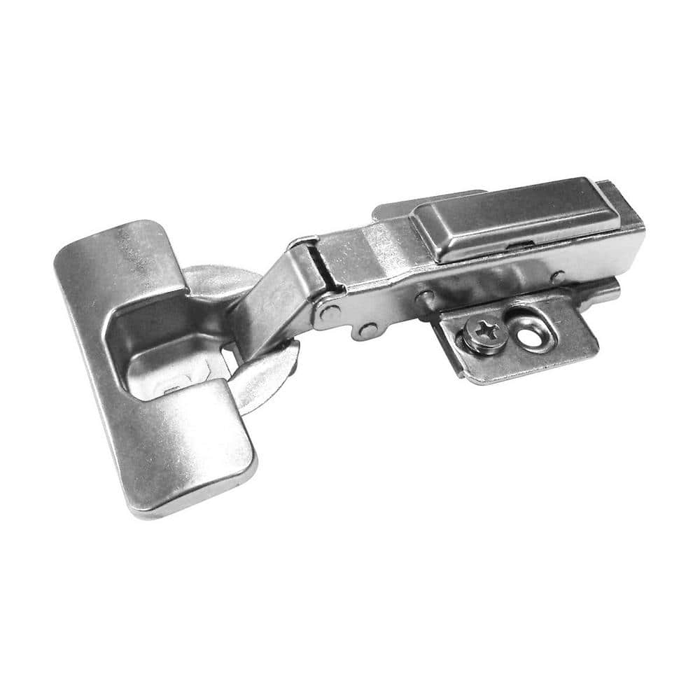 (2-Pack) RCS Series Full Overlay 35 mm Soft Close Nickel 105° Frameless Cabinet Hinge - Hercitys