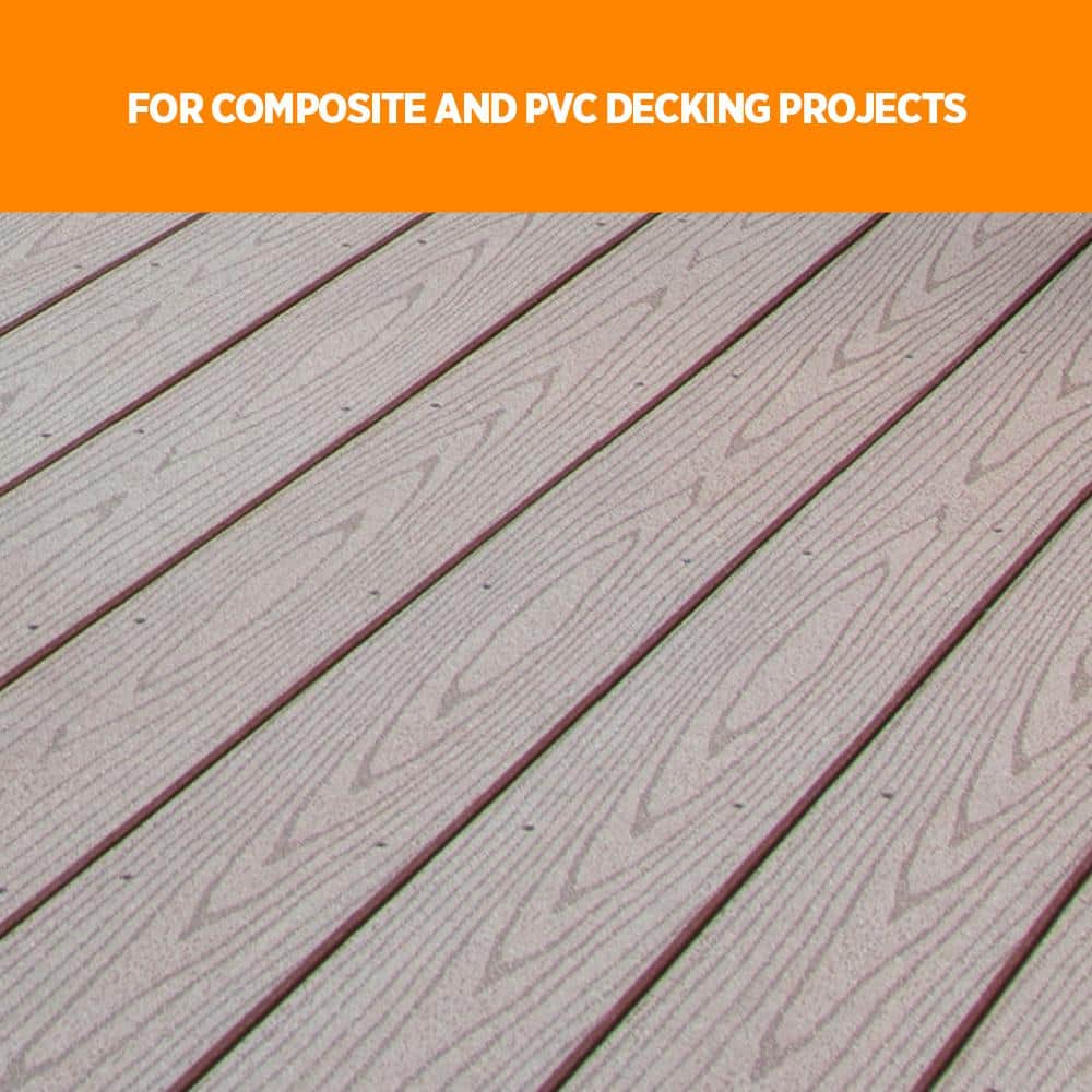 #10 2-1/2 in. Cedar Star Drive Trim-Head Composite Deck Screw (100-Count) - Hercitys