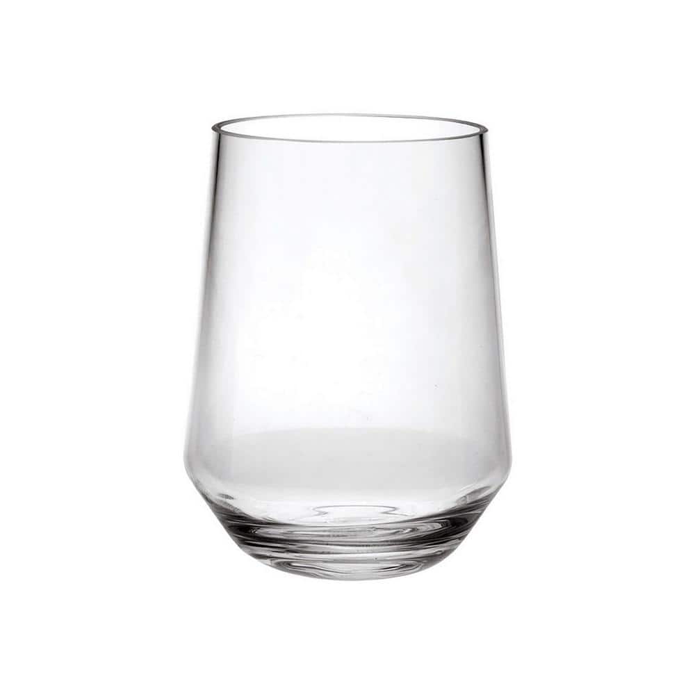 17 oz. Clear Acrylic Wine Glasses Set (Set of 4) - Hercitys