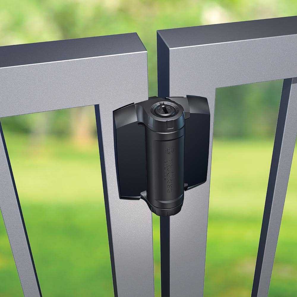 (2-Pack) D&D 4 in. Heavy Duty Spring Hinges for Metal Gates - Hercitys