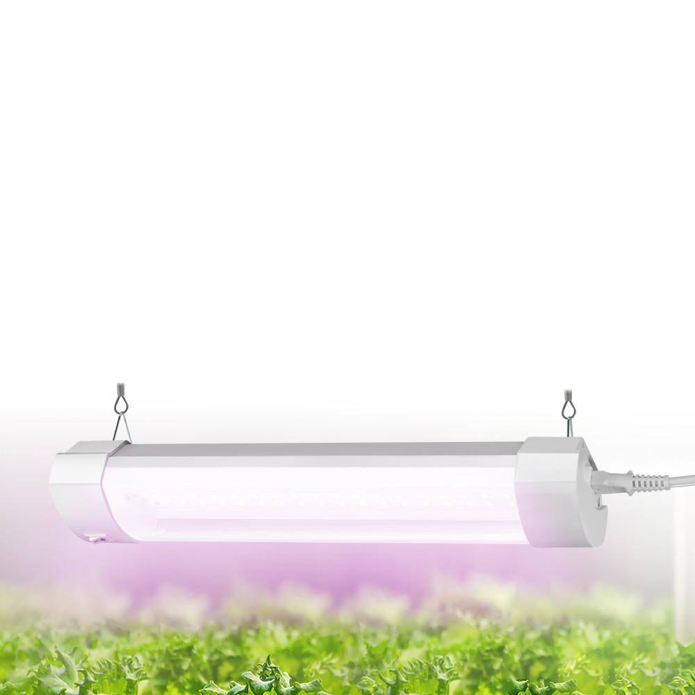 1 ft. 12-Watt White LED 3 Adjustable Spectrum w/Remote Control Linkable Plant Grow Light Fixture White Adjustable Light - Hercitys
