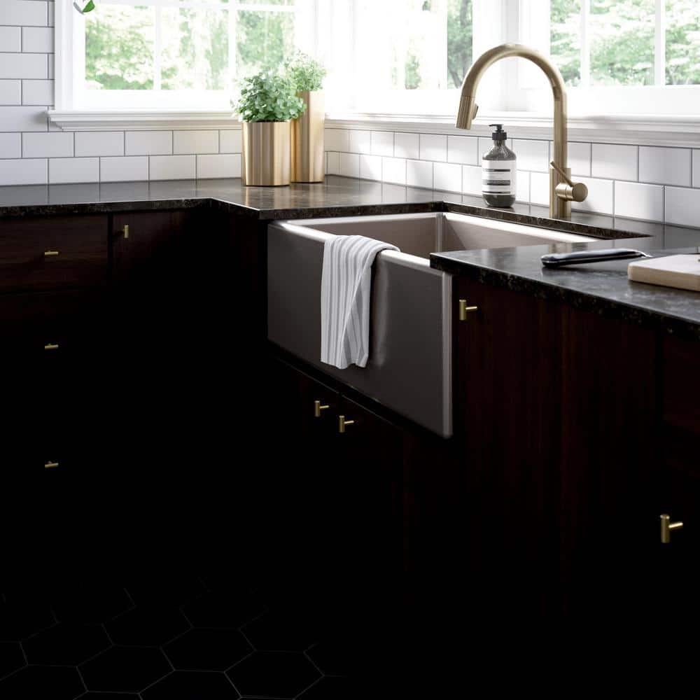 (30-Pack) Simple Round Bar 1-1/4 in. (32 mm) Modern Satin Gold T-Shaped Bar Cabinet Knobs - Hercitys