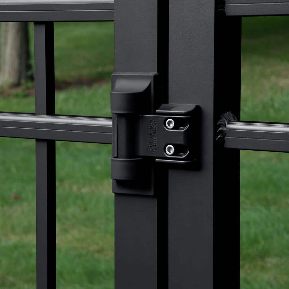 3.875 in. x 4.812 in. Steel Black Standard Wrap Hinge (2-Pack) - Hercitys