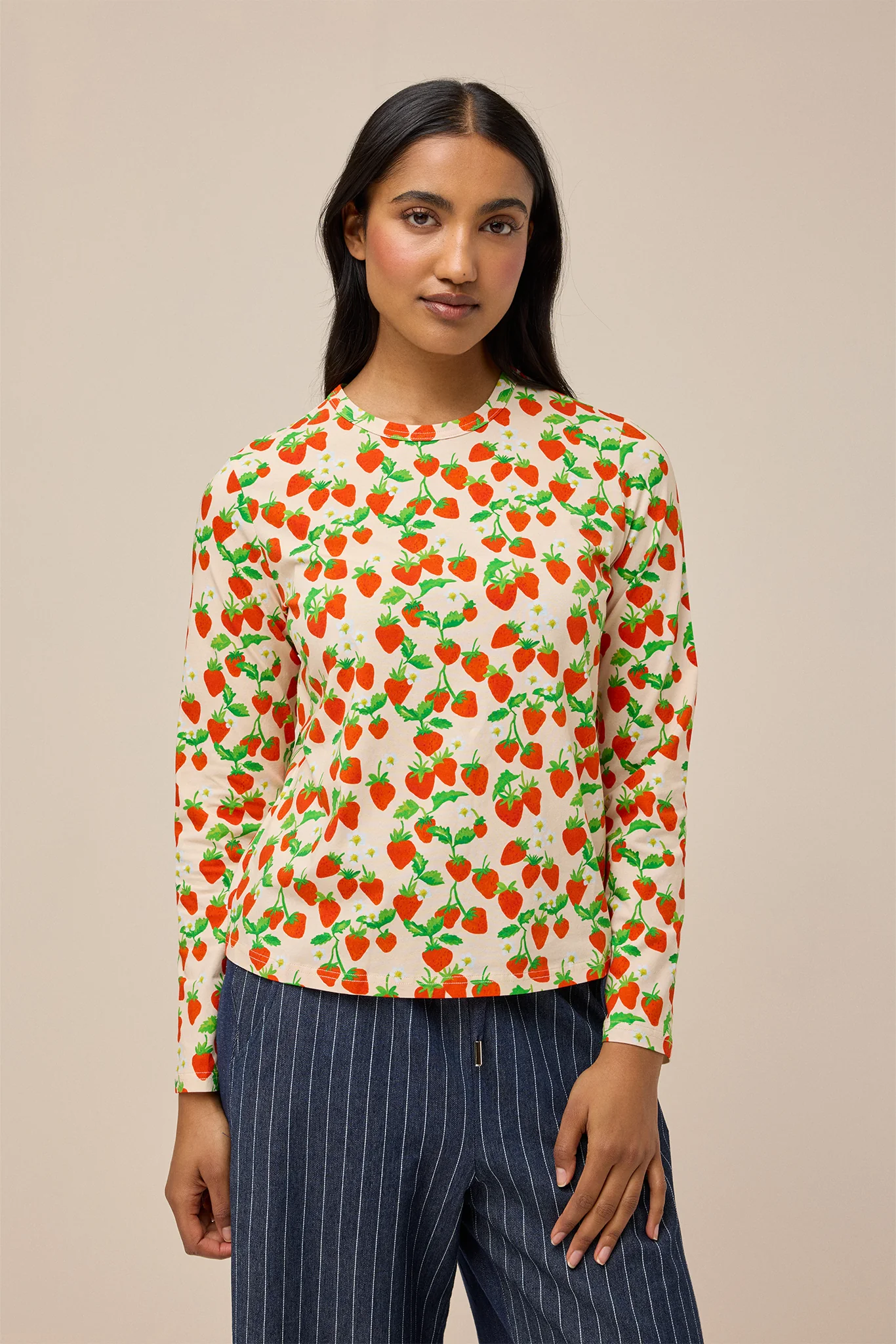 SUNNY TEE - STRAWBERRY - Hercitys