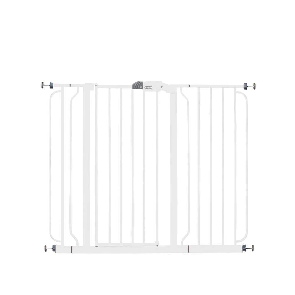 38 in. Extra Tall 49 in. W Span Metal Walk-Through Gate - Hercitys