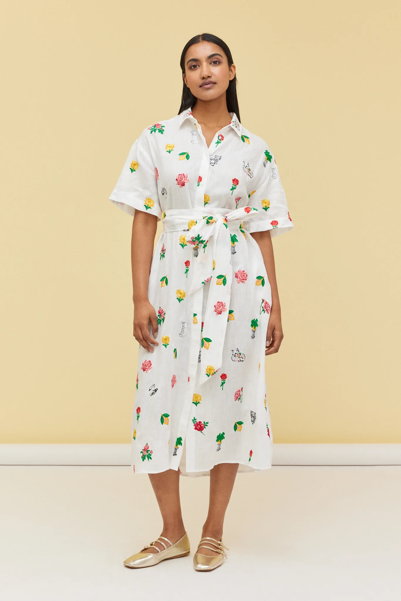 ALFRESCO DRESS - SUBURBIA EMBROIDERY - Hercitys