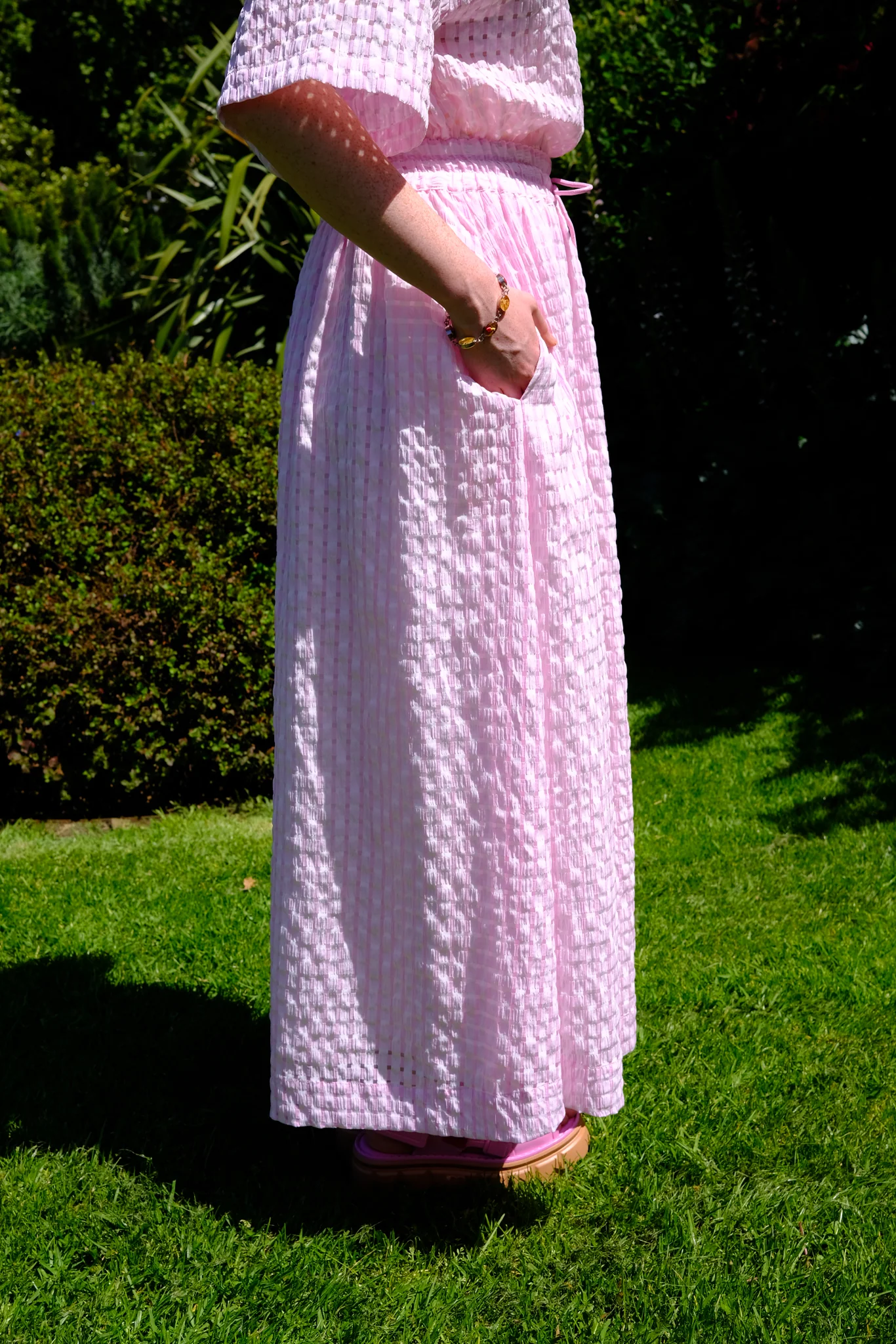 DOLCE SKIRT - PEONY CHECK - Hercitys