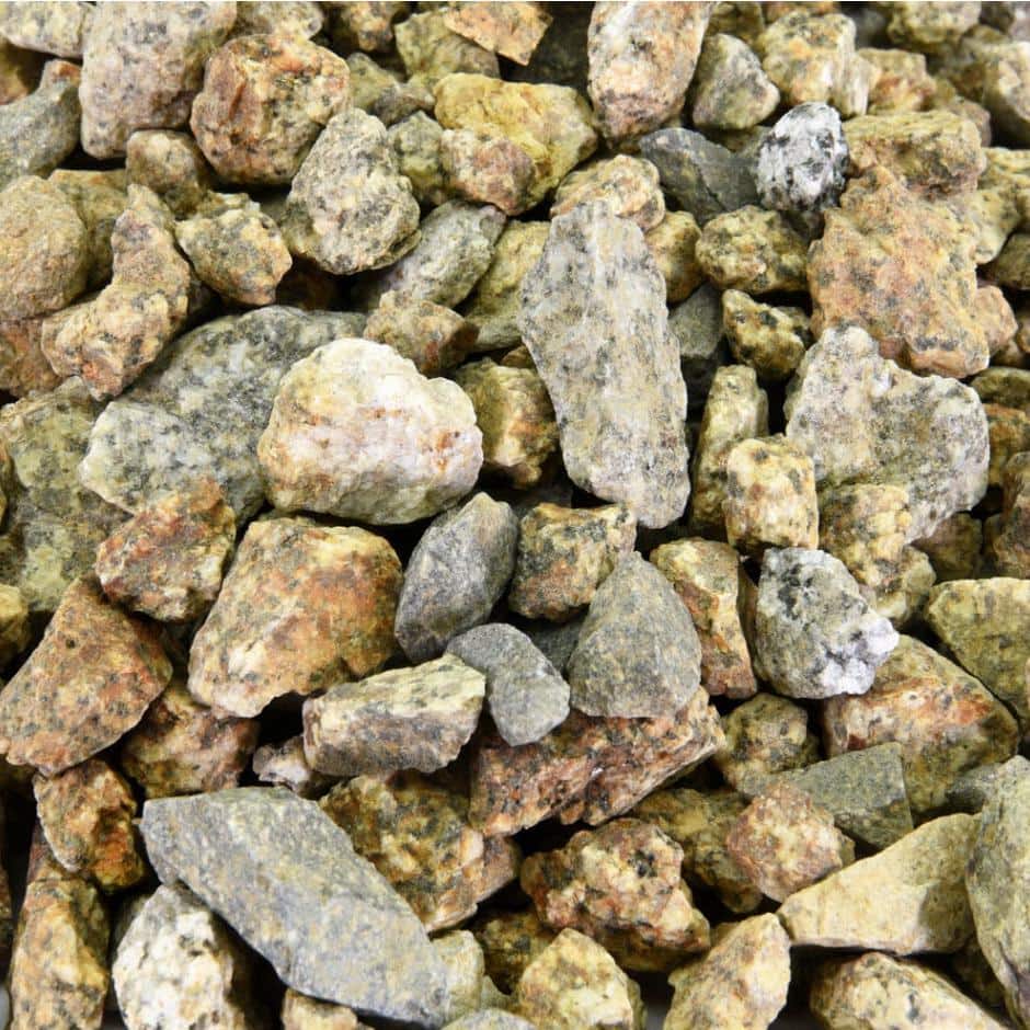 0.25 cu. ft. 3/8 in. Desert Gold Crushed Landscape Rock for Gardening, Landscaping, Driveways and Walkways - Hercitys
