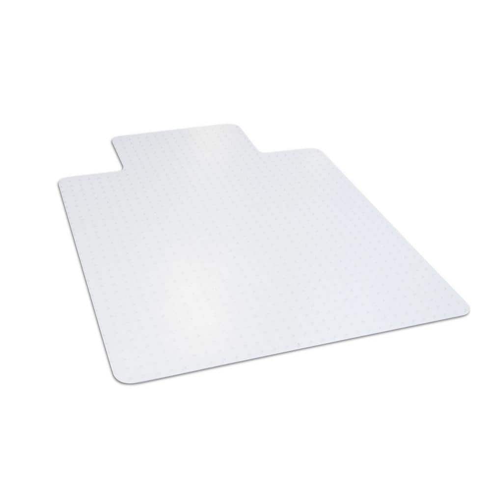 36 in. x 48 in. Clear Office Chair Mat with Lip for Low and Medium Pile Carpet - Hercitys