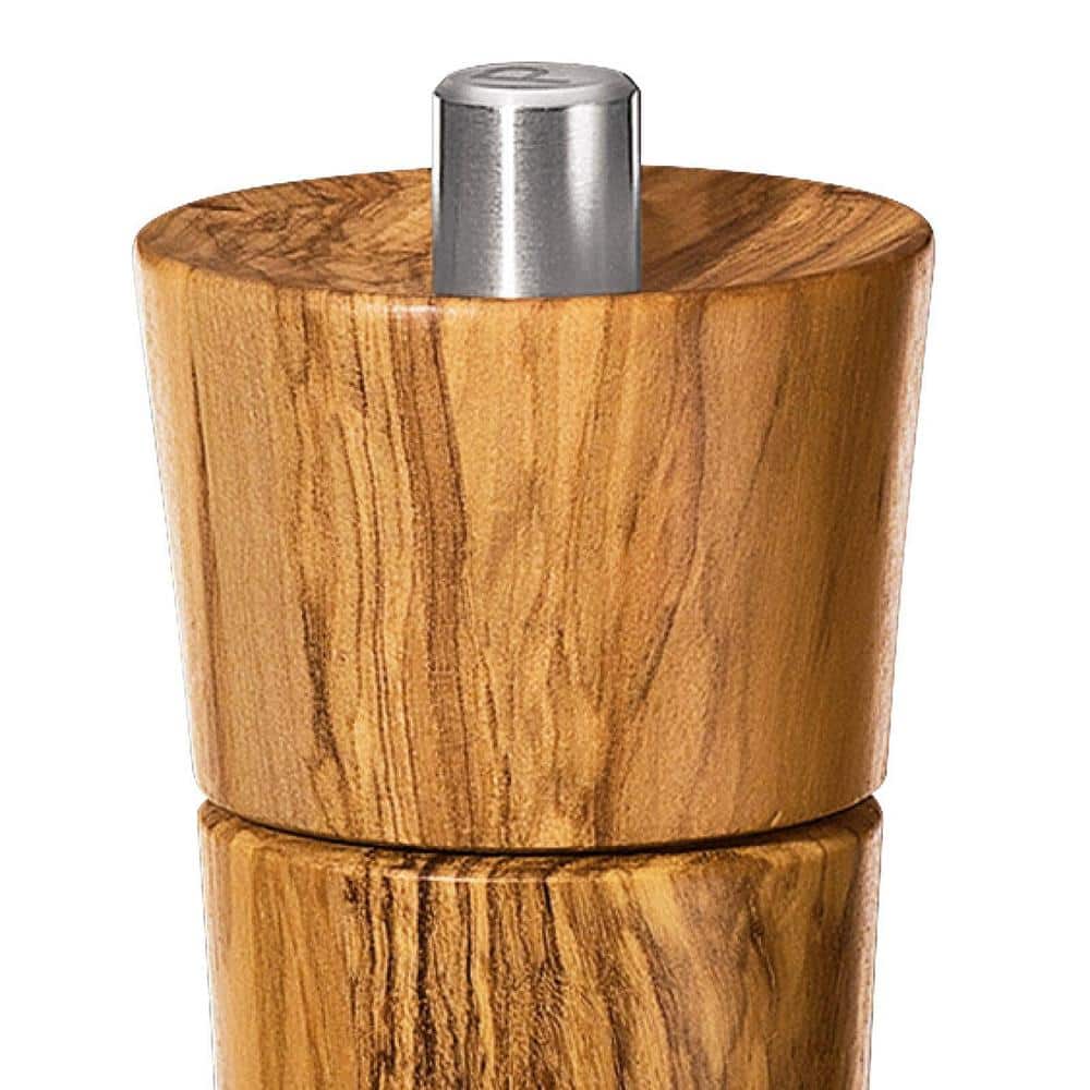 2.3 in. Dia. x 7 in. Olive Wood “Frankfurt” Salt Mill - Hercitys
