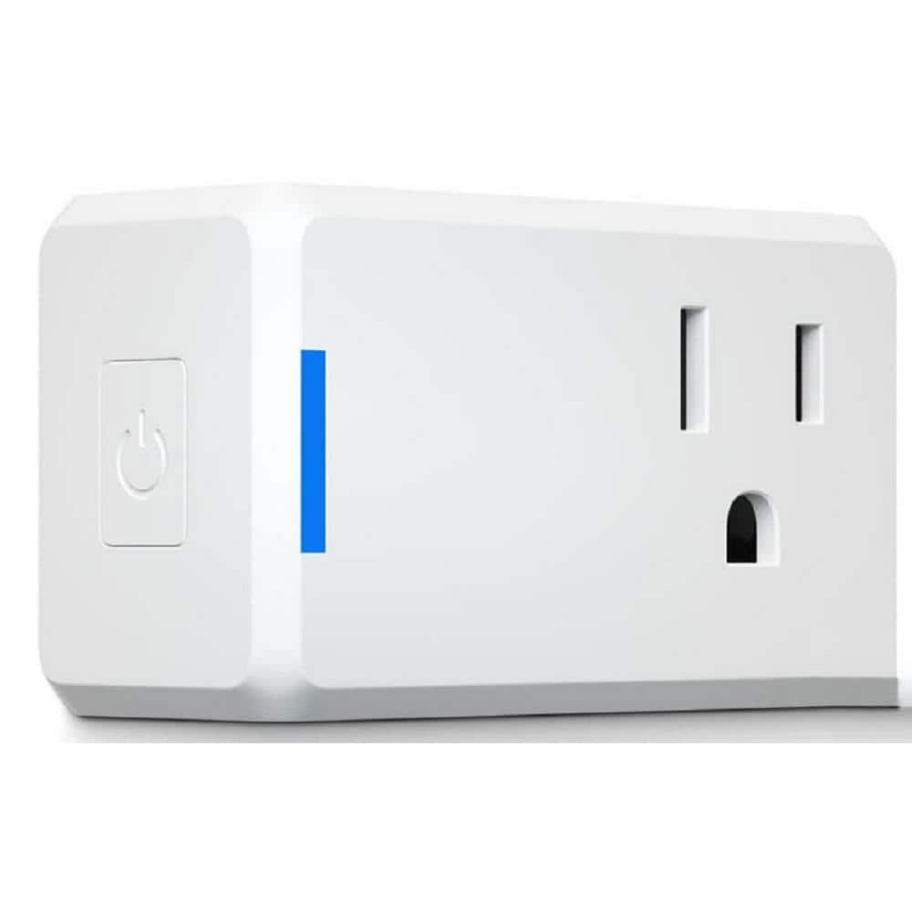 1/4 Mile World’s Longest Range Smart Home Plug Mini Outlet with App Remote Control, White - Hercitys