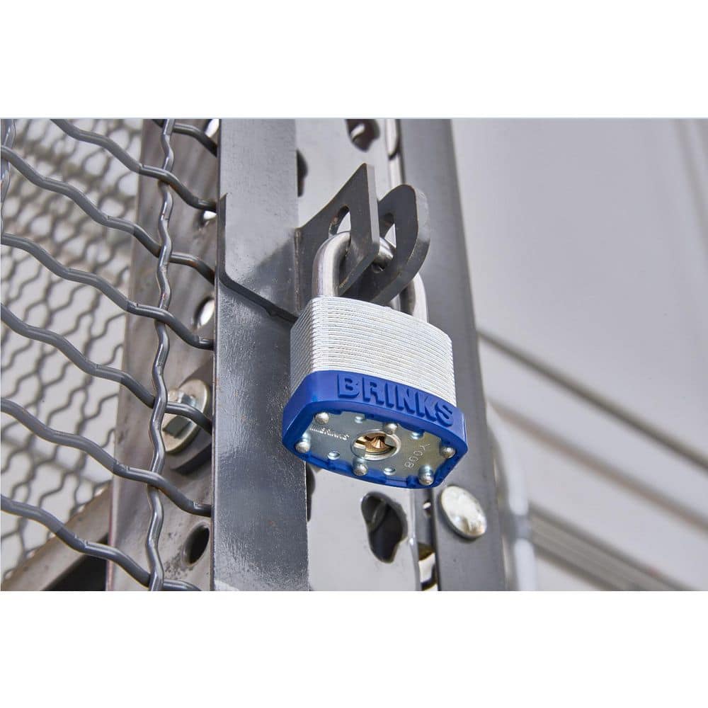 1-1/8 in. (44 mm) Laminated Steel Keyed Padlock (2-Pack) - Hercitys