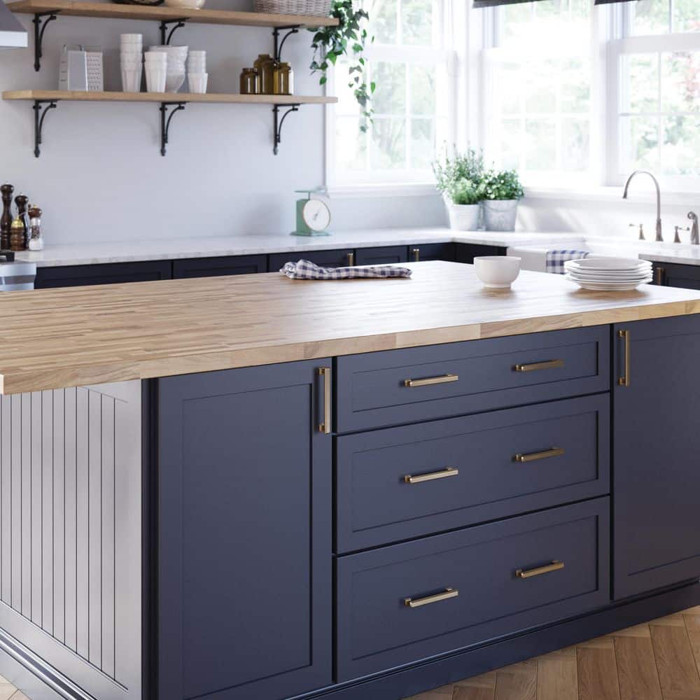 (10-Pack) Chamfered Slim Bar 5-1/16 in. (128 mm) Classic Brushed Champagne Bronze Cabinet Handle Drawer Pulls - Hercitys