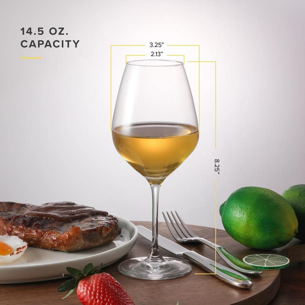 14.50 oz. White Wine Glasses (Set of 6) - Hercitys