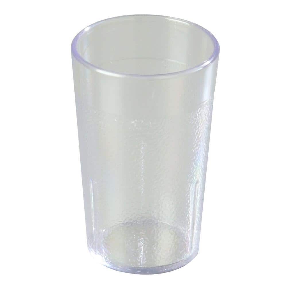 2.25 in. Diameter, 3.62 in. H, 5 oz. SAN Plastic Tumbler in Clear (Case of 72) - Hercitys