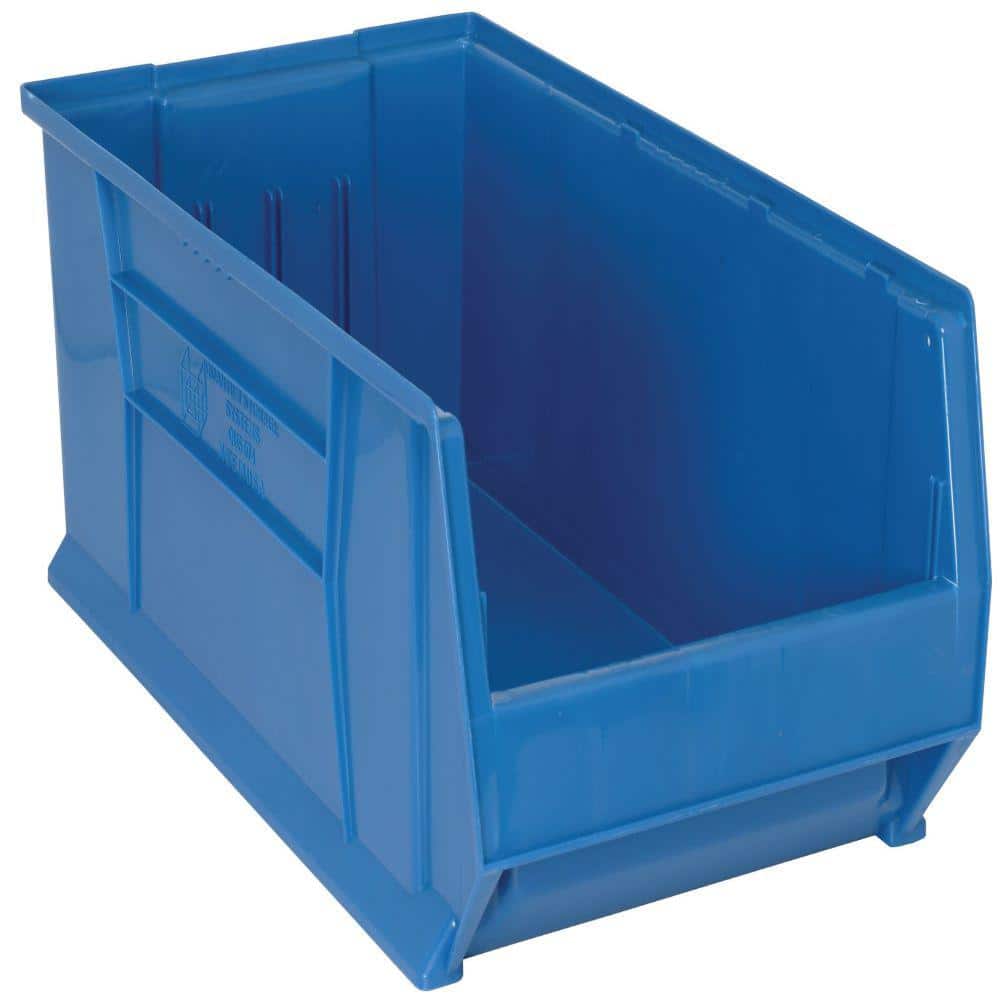 30 in. Quantum Hulk 24 Gal. Storage Tote in Blue (1-Pack) - Hercitys