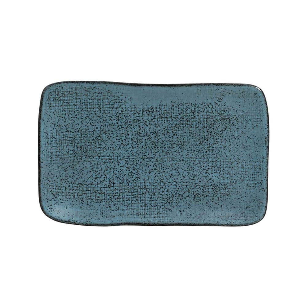 10.63 in. Night Sky Stoneware Rectangular Platter Medium Juta (Set of 4) - Hercitys